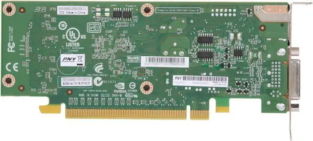 Alt view image 4 of 5 - PNY Quadro FX 380 VCQFX380LP-PCIE-PB 512MB 64-bit GDDR3 PCI Express 2.0 x16 Low Profile Graphics Card