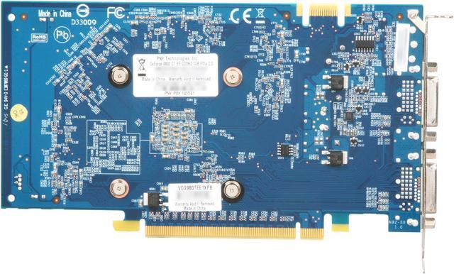 Alt view image 4 of 5 - PNY GeForce 9800 GT 1GB DDR3 PCI Express 2.0 x16 SLI Support Graphics Card VCG98GTEE1XPB