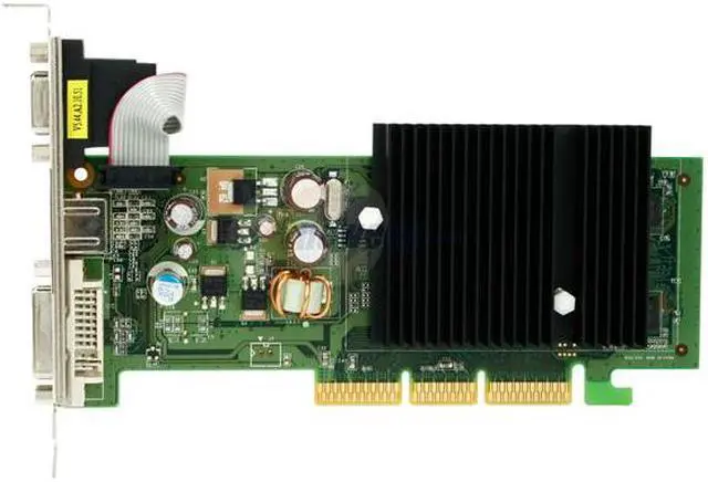 Alt view image 3 of 5 - PNY GeForce 6200 512MB DDR2 AGP 8X Low Profile Ready Graphics Card VCG62512AEB