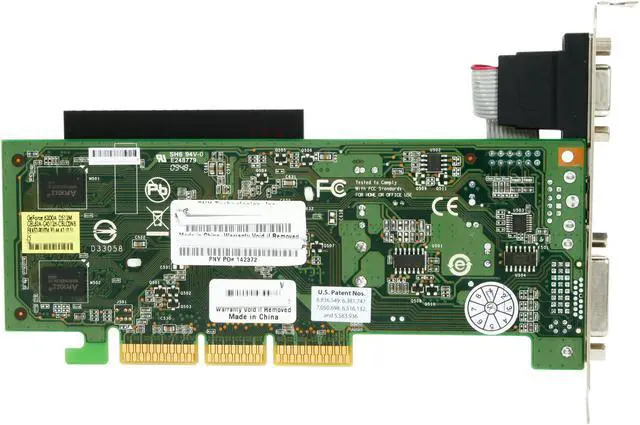 Alt view image 4 of 5 - PNY GeForce 6200 512MB DDR2 AGP 8X Low Profile Ready Graphics Card VCG62512AEB