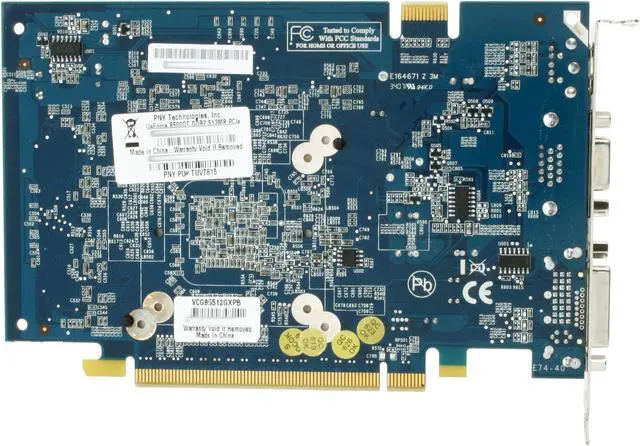 Alt view image 4 of 5 - PNY GeForce 8500 GT 512MB GDDR2 PCI Express x16 SLI Support Graphics Card VCG85512GXPB