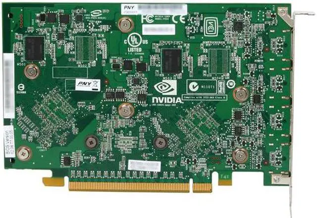 Alt view image 4 of 4 - PNY VCQ450NVS-X16-DVI-PB Quadro NVS 450 512MB 128-bit GDDR3 PCI Express x16 Workstation Video Card