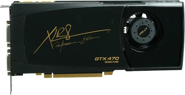 Alt view image 3 of 6 - PNY XLR8 GeForce GTX 470 (Fermi) 1280MB GDDR5 PCI Express 2.0 x16 SLI Support Graphics Card VCGGTX470XPB