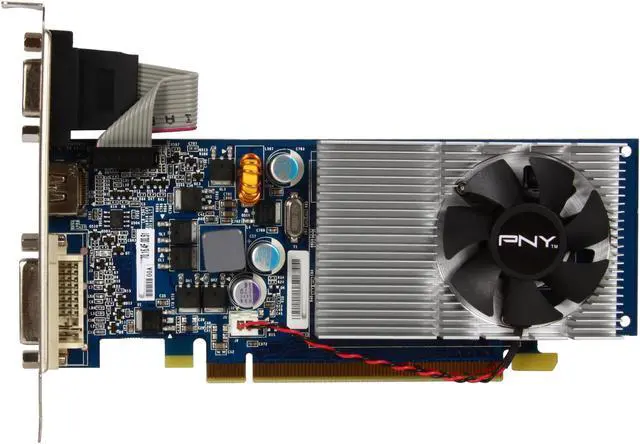 Alt view image 3 of 5 - PNY Verto GeForce 210 1GB DDR2 PCI Express 2.0 x16 Low Profile Ready Graphics Card VCGG2101XPB