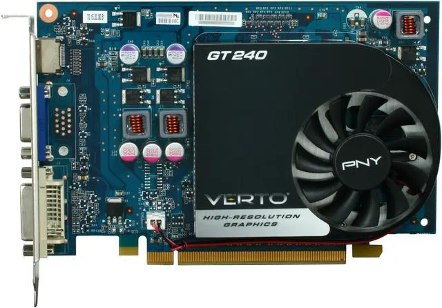 Alt view image 3 of 5 - PNY Verto GeForce GT 240 1GB DDR3 PCI Express 2.0 x16 Graphics Card VCGGT2401D3XPB