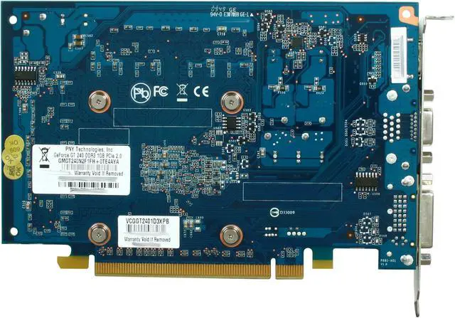 Alt view image 4 of 5 - PNY Verto GeForce GT 240 1GB DDR3 PCI Express 2.0 x16 Graphics Card VCGGT2401D3XPB