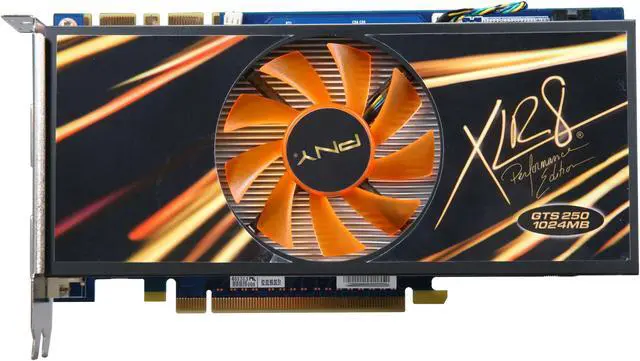 Alt view image 3 of 6 - PNY XLR8 GeForce GTS 250 1GB GDDR3 PCI Express 2.0 x16 SLI Support Graphics Card VCGGTS2501LXPB