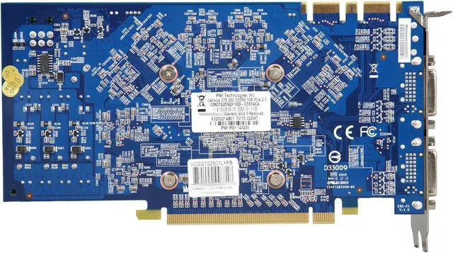 Alt view image 4 of 6 - PNY XLR8 GeForce GTS 250 1GB GDDR3 PCI Express 2.0 x16 SLI Support Graphics Card VCGGTS2501LXPB