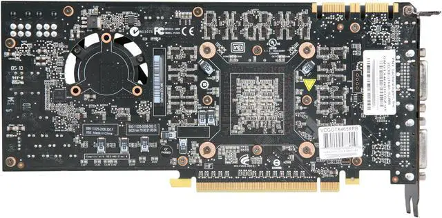 Alt view image 4 of 6 - PNY XLR8 GeForce GTX 465 (Fermi) 1GB GDDR5 PCI Express 2.0 x16 SLI Support Graphics Card VCGGTX465XPB