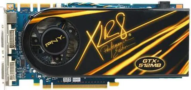 Alt view image 3 of 6 - PNY GeForce 9800 GTX+ 512MB GDDR3 PCI Express 2.0 x16 SLI Support Graphics Card RVCG98GTXPXXB