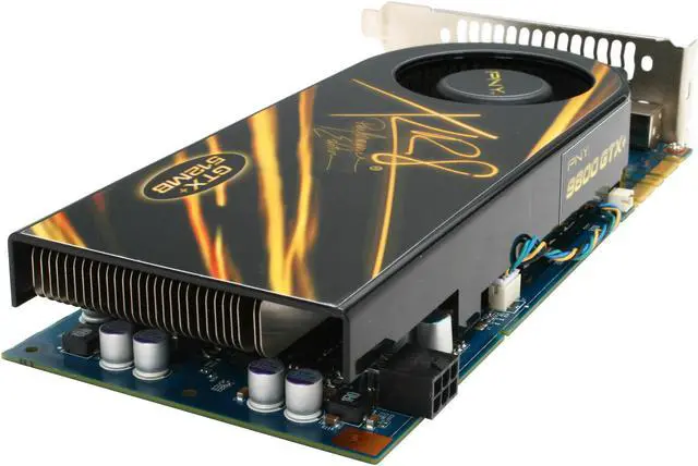 Alt view image 5 of 6 - PNY GeForce 9800 GTX+ 512MB GDDR3 PCI Express 2.0 x16 SLI Support Graphics Card RVCG98GTXPXXB