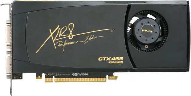 Alt view image 3 of 6 - PNY XLR8 GeForce GTX 465 (Fermi) 1GB GDDR5 PCI Express 2.0 x16 SLI Support Graphics Card RVCGGTX465XXB