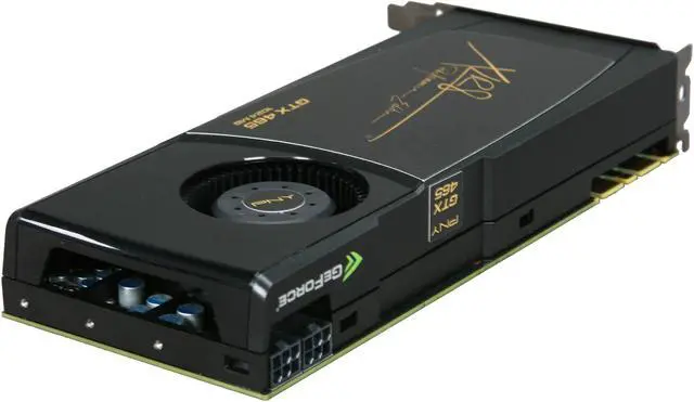 Alt view image 5 of 6 - PNY XLR8 GeForce GTX 465 (Fermi) 1GB GDDR5 PCI Express 2.0 x16 SLI Support Graphics Card RVCGGTX465XXB