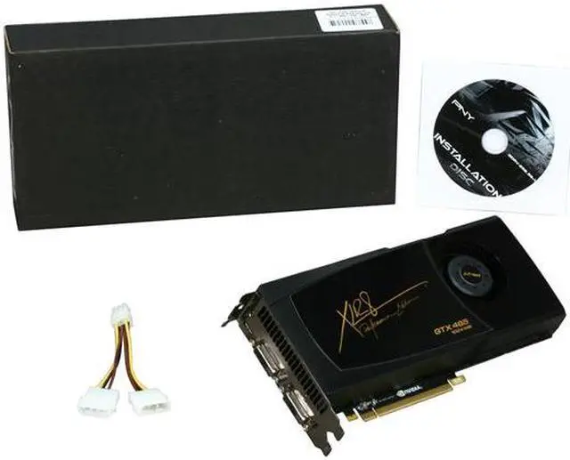 Alt view image 6 of 6 - PNY XLR8 GeForce GTX 465 (Fermi) 1GB GDDR5 PCI Express 2.0 x16 SLI Support Graphics Card RVCGGTX465XXB