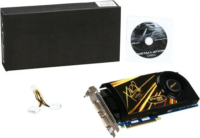 Alt view image 5 of 5 - PNY GeForce GTX 260 896MB GDDR3 PCI Express 2.0 x16 SLI Support Graphics Card VCGGTX260CXXB