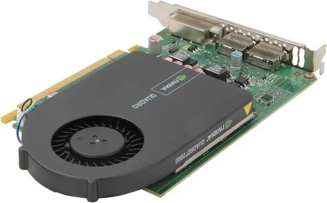 Alt view image 5 of 6 - PNY Quadro 2000 VCQ2000-PB 1GB 128-bit GDDR5 PCI Express 2.0 x16 Graphics Card