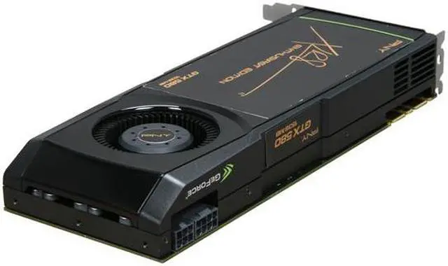 Alt view image 5 of 6 - PNY GeForce GTX 580 (Fermi) 1536MB GDDR5 PCI Express 2.0 x16 SLI Support Graphics Card VCGGTX580XPB