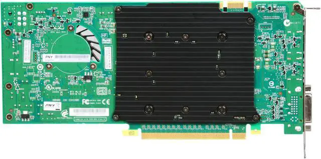 Alt view image 4 of 4 - PNY Quadro 4000 for Mac VCQ4000MAC-PB 2GB 256-bit GDDR5 PCI Express 2.0 x16 Graphics Card