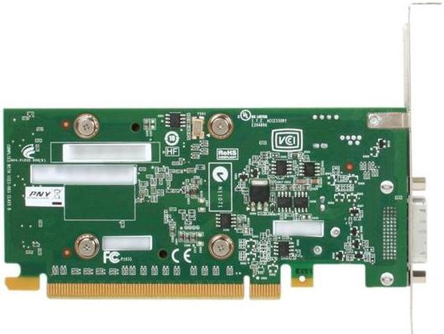 Alt view image 4 of 5 - PNY Quadro NVS 300 VCNVS300X16-PB 512MB DDR3 PCI Express x16 Low Profile Graphics Card