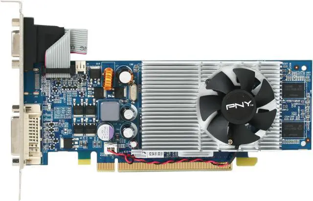 Alt view image 3 of 5 - PNY GeForce 9400 GT 1GB DDR2 PCI Express 2.0 x16 Low Profile Graphics Card VCG941024GXPB