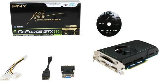 Alt view image 6 of 6 - PNY GeForce GTX 560 Ti (Fermi) 1GB GDDR5 PCI Express 2.0 x16 SLI Support Graphics Card VCGGTX560TXPB