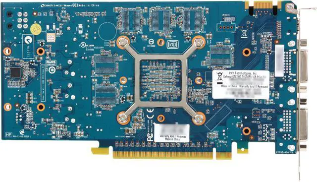 Alt view image 4 of 6 - PNY GeForce GTX 550 Ti (Fermi) 1GB GDDR5 PCI Express 2.0 x16 SLI Support Graphics Card VCGGTX550TXPB
