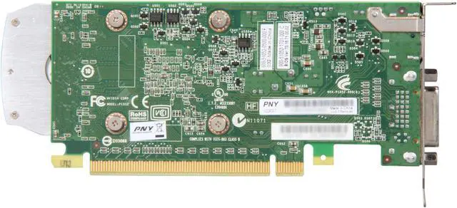 Alt view image 4 of 5 - PNY Quadro 400 VCQ400-PB 512MB 64-bit DDR3 PCI Express 2.0 x16 Low Profile Graphics Card