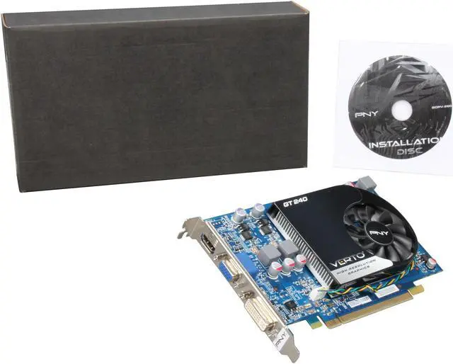 Alt view image 5 of 5 - PNY GeForce GT 240 512MB GDDR5 PCI Express 2.0 x16 Graphics Card VCGGT2405G5XXB