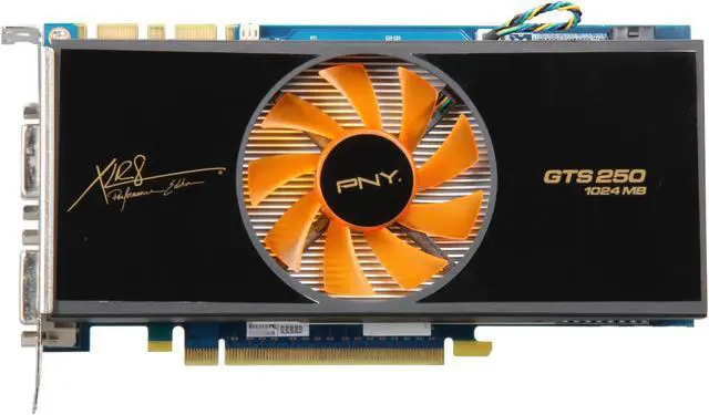 Alt view image 3 of 6 - PNY GeForce GTS 250 1GB GDDR3 PCI Express 2.0 x16 SLI Support Graphics Card VCGGTS2501LXXB