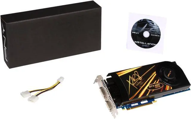 Alt view image 6 of 6 - PNY GeForce GTX 260 896MB GDDR3 PCI Express 2.0 x16 SLI Support Graphics Card RVCGGTX260CXXB