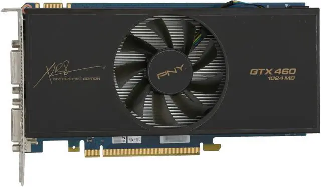 Alt view image 3 of 6 - PNY GeForce GTX 460 (Fermi) 1GB GDDR5 PCI Express 2.0 x16 SLI Support Graphics Card RVCGGTX4601XXB