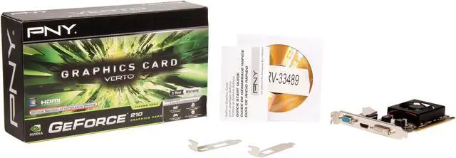 Alt view image 5 of 5 - PNY 200 GeForce 210 1GB DDR3 PCI Express 2.0 x16 Low Profile Ready Graphics Card VCGG2101D3XPB