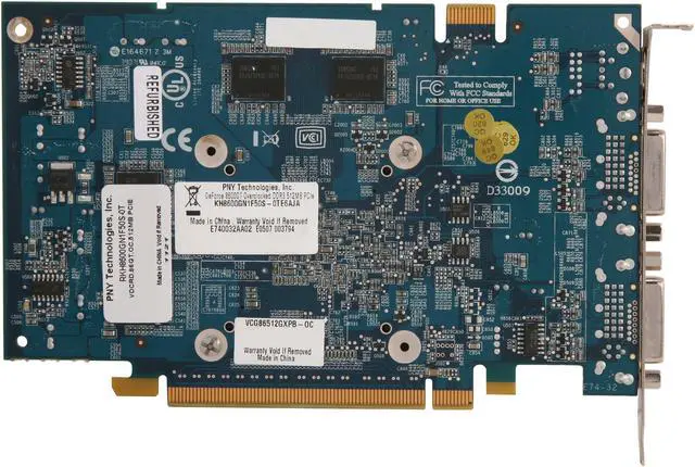 Alt view image 4 of 5 - PNY GeForce 8600 GT 512MB DDR3 PCI Express x16 SLI Support Graphics Card RVCG86512GXXB