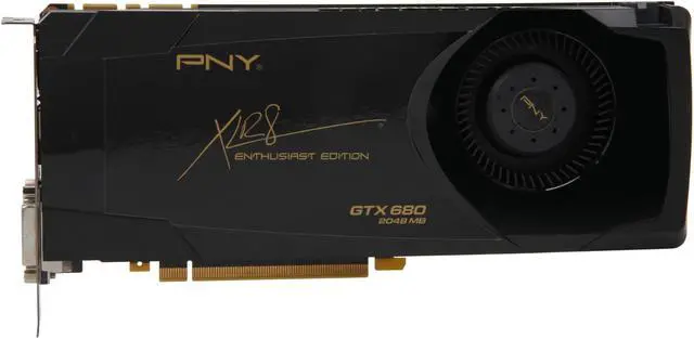 Alt view image 2 of 5 - PNY GeForce GTX 680 2GB GDDR5 PCI Express 3.0 x16 SLI Support Graphics Card VCGGTX680XPB