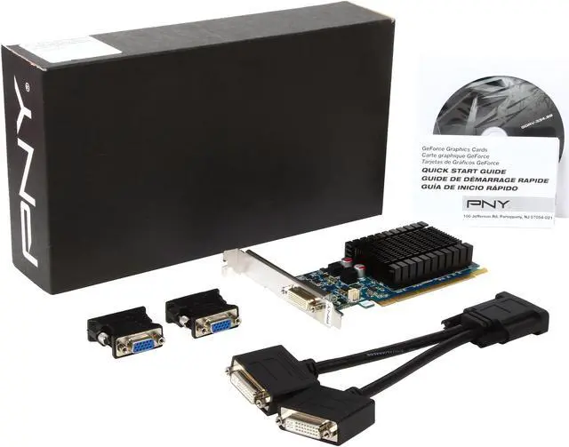 Alt view image 5 of 5 - PNY Commercial Series GeForce 8400 GS 1GB DDR3 PCI Express 2.0 x16 Low Profile Graphics Card VCG84DMS1D3SXPB-CG