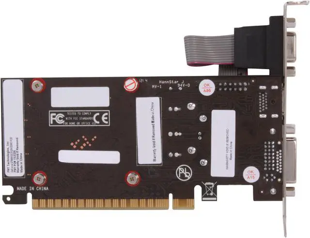Alt view image 5 of 6 - PNY GeForce 8400 GS 512MB DDR3 PCI Express 2.0 x16 Graphics Card VCG84512D3SXPB