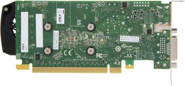 Alt view image 4 of 5 - PNY Quadro 410 VCQ410-PB 512MB 64-bit DDR3 PCI Express 2.0 x16 Low Profile Graphics Card