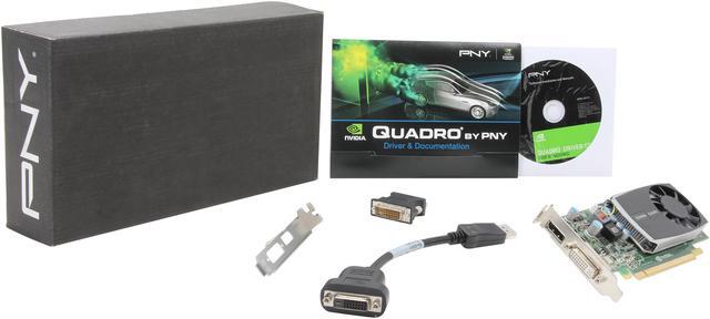 Alt view image 5 of 5 - PNY Quadro 600 VCQ600-T 1GB 128-bit DDR3 PCI Express 2.0 x16 Low Profile Graphics Card