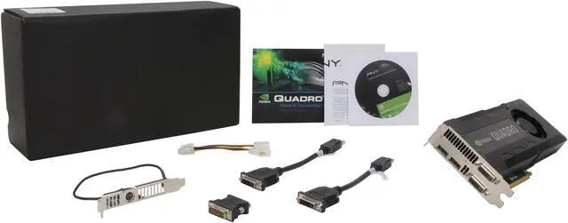 Alt view image 7 of 6 - PNY VCQK5000-PB NVIDIA Quadro K5000 4GB256-bit PCI Express 2.0 x 16 HDCP Ready Workstation video card