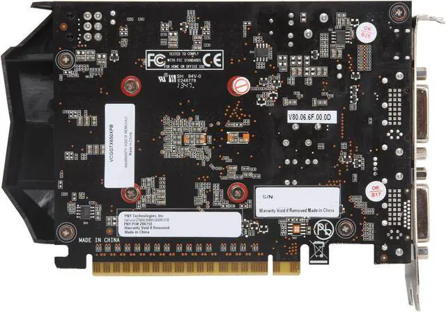 Alt view image 4 of 6 - PNY GeForce GTX 650 2GB GDDR5 PCI Express 3.0 x16 Graphics Card VCGGTX650XPB