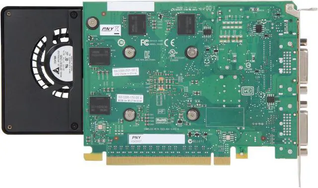 Alt view image 4 of 5 - NVIDIA® Quadro® K2000D VCQK2000D-PB 2GB GDDR5 PCI Express 2.0 x16 Workstation Video Card