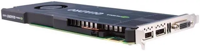 Alt view image 5 of 7 - NVIDIA Quadro K4000 VCQK4000-PB 3GB 192-bit GDDR5 PCI Express 2.0 x16 Full Height Graphics Card