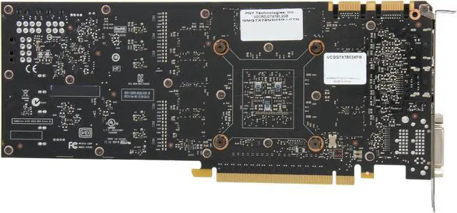 Alt view image 4 of 6 - PNY VCGGTX7803XPB G-SYNC Support GeForce GTX 780 3GB 384-Bit GDDR5 PCI Express 3.0 x16 SLI Support Video Card