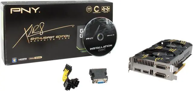 Alt view image 6 of 6 - PNY VCGGTX7702XPB-OC G-SYNC Support GeForce GTX 770 2GB OC 256-bit GDDR5 PCI Express 3.0 x16 SLI Support Video Card