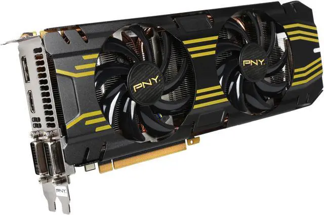 Main image of PNY VCGGTX7704XPB-OC2 G-SYNC Support GeForce GTX 770 4GB 256-Bit GDDR5 PCI Express 3.0 x16 SLI Support Video Card