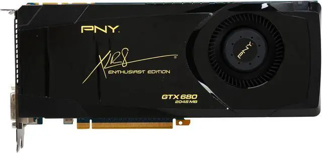 Alt view image 3 of 6 - PNY RVCGGTX680XXB GeForce GTX 680 2GB 256-Bit GDDR5 PCI Express 3.0 x16 HDCP Ready SLI Support Video Card