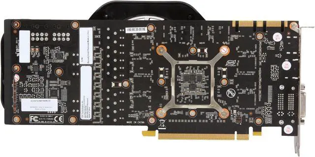 Alt view image 4 of 6 - PNY VCGGTX780T3XPB-OC G-SYNC Support GeForce GTX 780 Ti 3GB 384-Bit GDDR5 PCI Express 3.0 x16 SLI Support Video Card