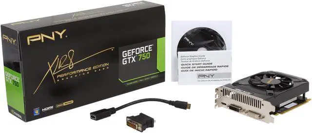 Alt view image 5 of 5 - PNY VCGGTX7501XPB GeForce GTX 750 1GB 128-Bit GDDR5 PCI Express 3.0 x16 Video Card