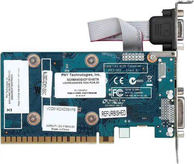 Alt view image 4 of 5 - PNY 1GB DDR3 Low Profile Graphics Card RVCG841024D3SXXB