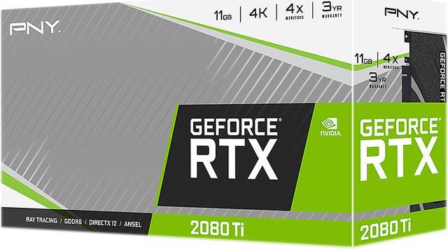 Alt view image 4 of 4 - PNY GeForce RTX 2080 Ti 11GB Blower Graphics Card